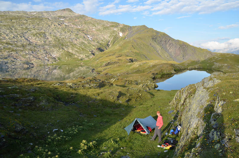 Zelten am Lukmanier